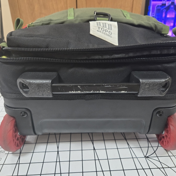 Topo Designs Green and Black Backpack - Picture 8 of 10